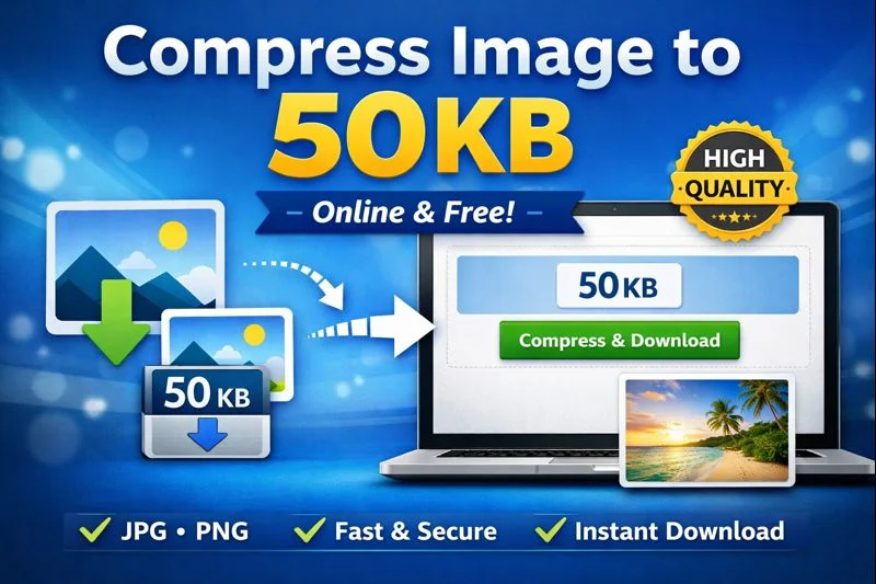 Image Compressor Tool – Compress Image to 50KB Online (Fast & Free)